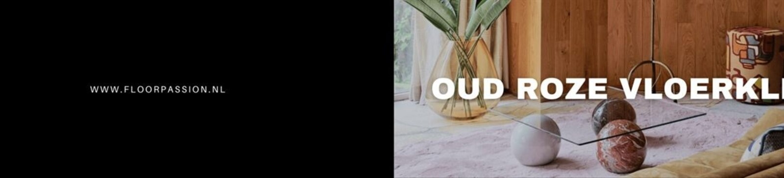 Oud roze vloerkleed