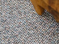 Natural Life 95 - Grijze basic met Multi color - Vloerkleed wollen look met noppenstructuur