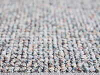 Natural Life 95 - Grijze basic met Multi color - Vloerkleed wollen look met noppenstructuur