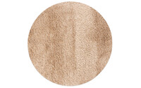 Dime 12- Rond Hoogpolig vloerkleed in Beige/Zand