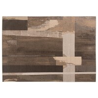 Floorpassion Taco 17 - Uniek vintage vloerkleed met bruine multi kleuren