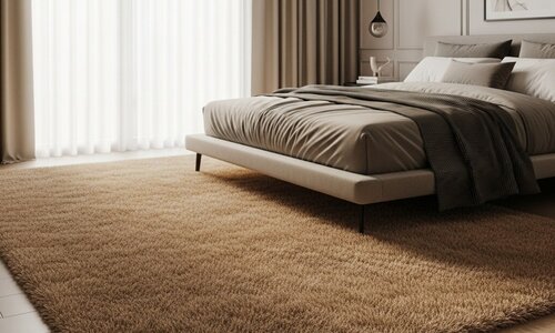 Welk soort vloerkleed kies ik voor onder mijn bed?