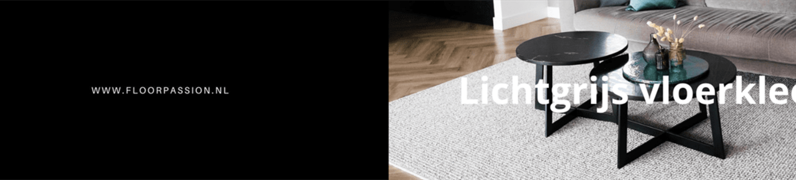 Lichtgrijze vloerkleden