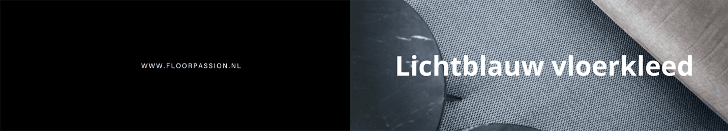 Lichtblauwe vloerkleden
