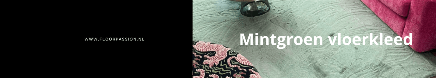 Mintgroene vloerkleden