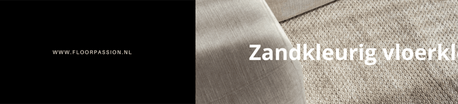 Zandkleurige vloerkleden