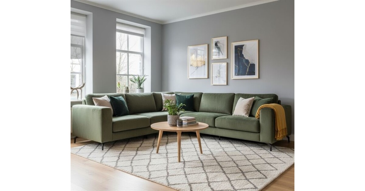 Beste kleur vloerkleed bij groene bank