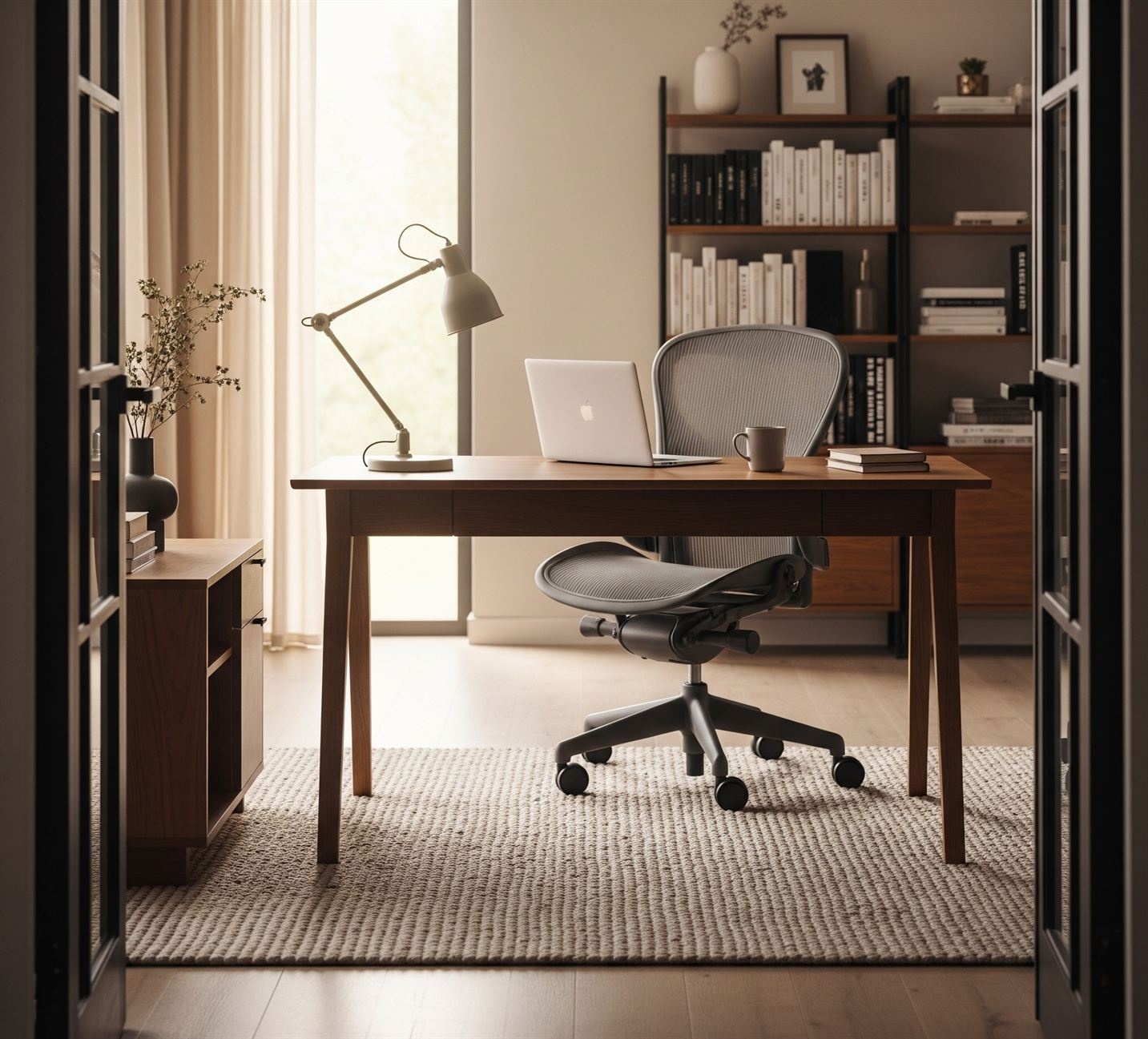 Welke vloerkleed is geschikt voor mijn werkplek?