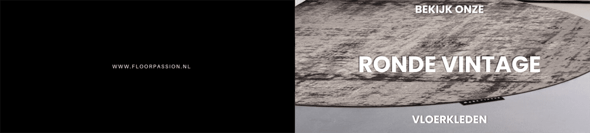 Ronde vintage vloerkleden