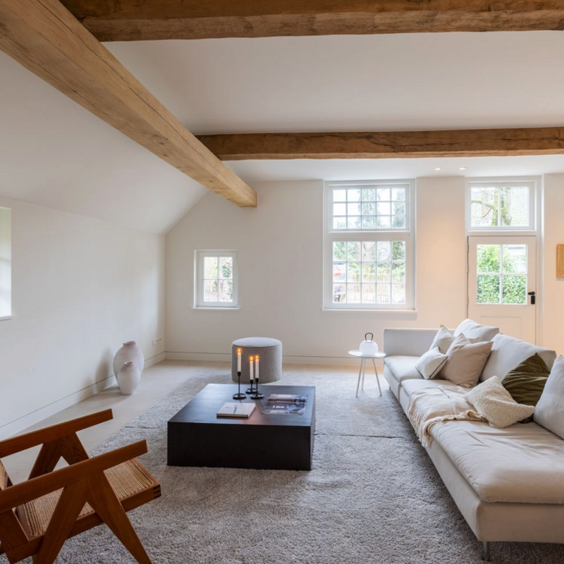 Destino 21 - Hoogpolig vloerkleed licht grijs