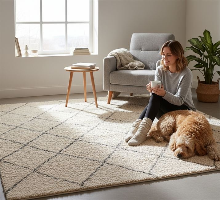 Vloerkleden voor een koude vloer