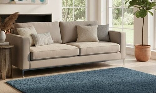 Beste kleur vloerkleed bij beige bank