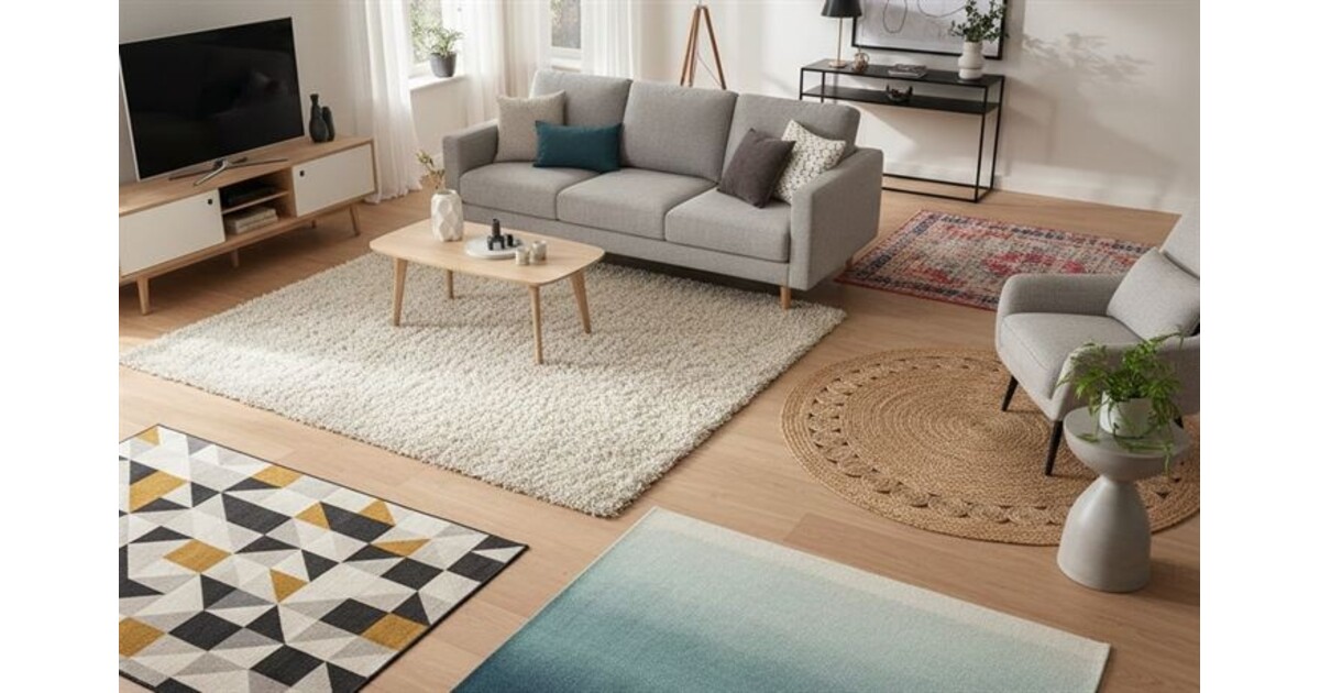 Top 5 vloerkleden voor de woonkamer