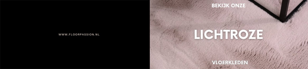 Lichtroze vloerkleden
