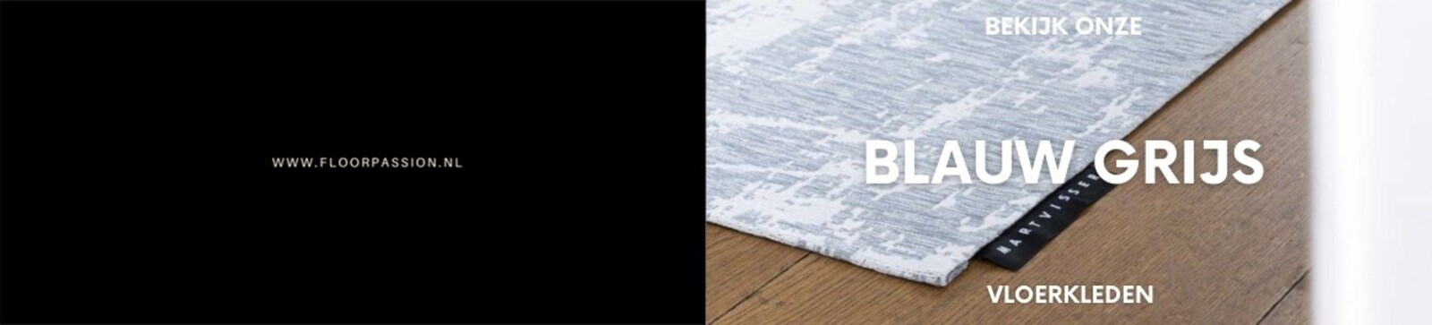 Blauwe grijze vloerkleden