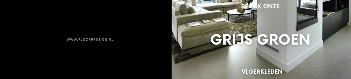 Grijs groene vloerkleden