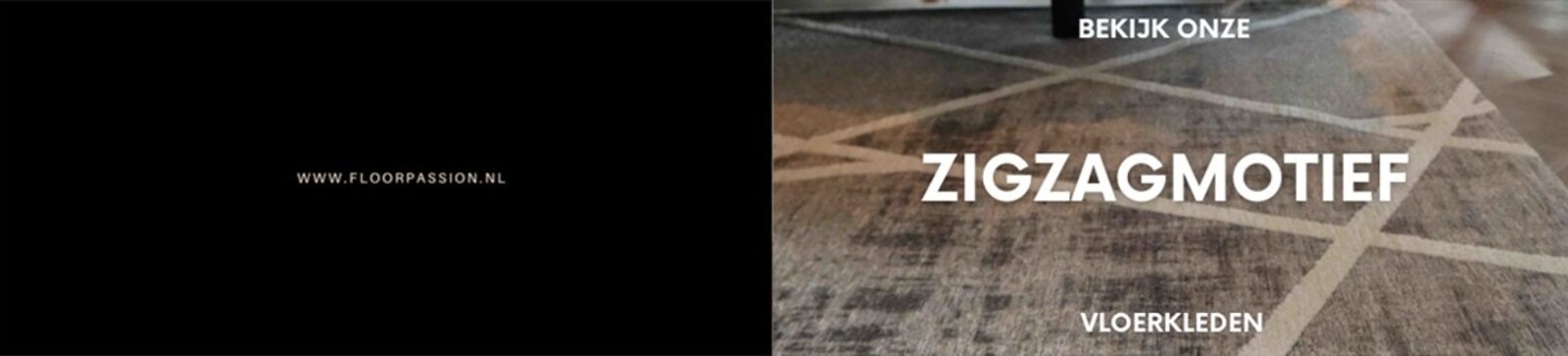 Zigzagmotief vloerkleden