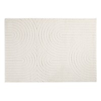 Floorpassion Orba 11 - Vloerkleed van slijtvaste vezels in het witte