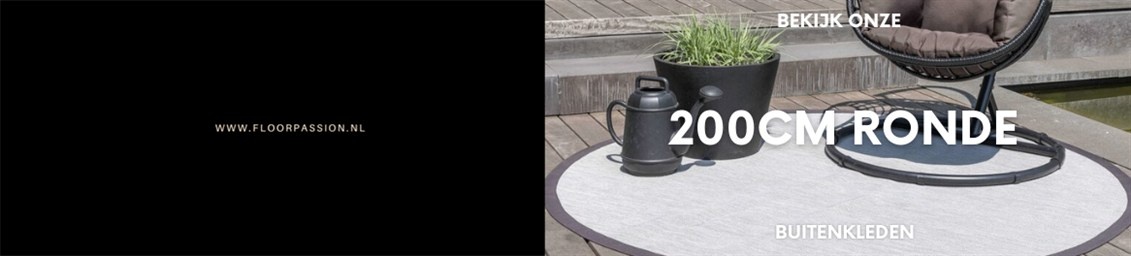 Buitenkleed rond 200 cm