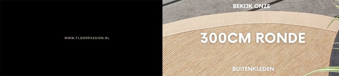 Buitenkleed rond 300 cm