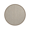 Floorpassion Napa 35 - Outdoor vloerkleed rond met blauwe details