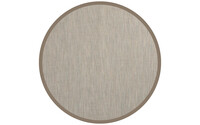 Napa 35 - Outdoor vloerkleed rond met blauwe details