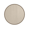 Floorpassion Napa 11 - Outdoor vloerkleed rond in crème kleurstelling