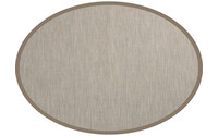 Napa 35 - Outdoor vloerkleed ovaal met blauwe details