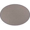 Floorpassion Sisal Outdoor 21 - Sisal vloerkleed ovaal voor buiten in lichtgrijs met lichtgrijze band - Copy