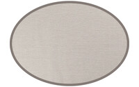 Outdoor ovale vloerkleed Botanique - Natural Grey