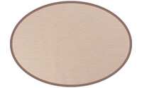Outdoor vloerkleed Botanique ovaal - Taupe
