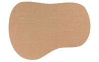 Sisal Outdoor 13 in Bluma vorm - Sisal vloerkleed voor buiten in beige met crème band