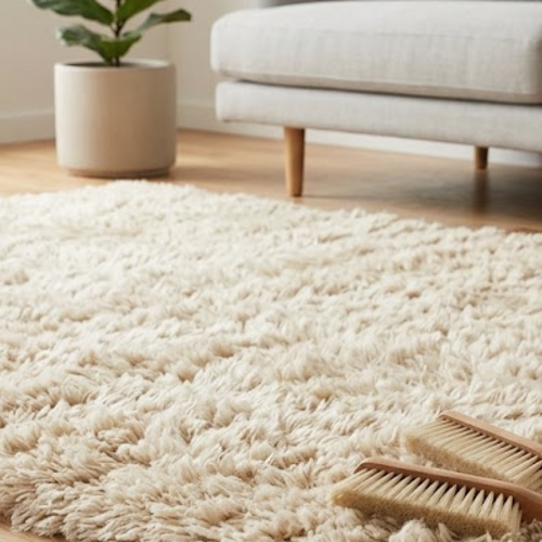 Tips om je vloerkleed weer fluffy te maken