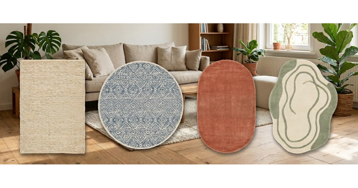 Welke vorm vloerkleed past bij jou?