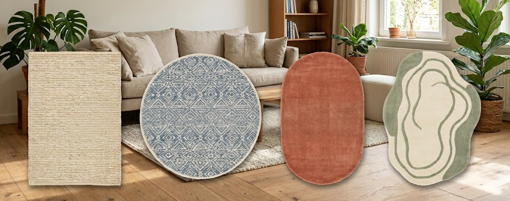 Welke vorm vloerkleed past bij jou?