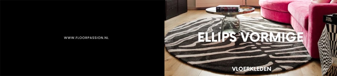 Ellipsvormige vloerkleden