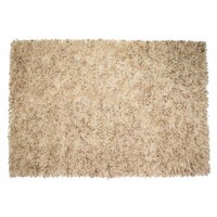 Floorpassion Brussel 13 - Hoogpolig wollen vloerkleed in Lichtbeige kleurstelling