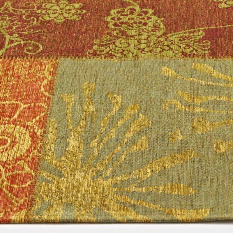 Chatel 99 - Uniek patchwork vloerkleed in multi-kleurstelling