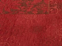 Chatel 45 - Patchwork vloerkleed met prachtig bloemendessin in het rood