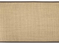 Premium 13 - Prachtig sisal vloerkleed in Beige met Taupe band