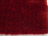 Ross 44 - Hoogpolig vloerkleed met rode garensamenstelling