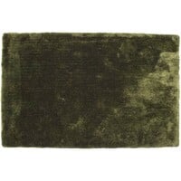 Floorpassion Ross 55 - Hoogpolig vloerkleed in antraciet/groene kleursamenstelling