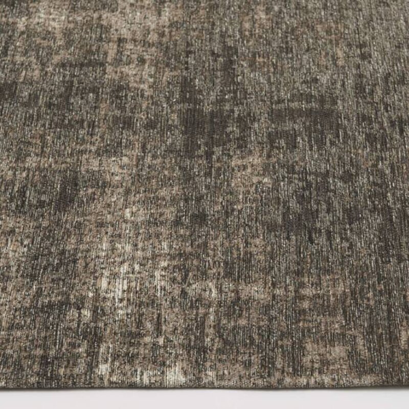 Réal 26 - Zeer uniek vintage vloerkleed in Grijs/Bruine kleurstelling