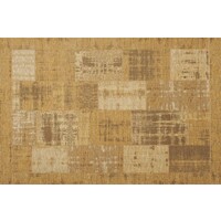 Floorpassion Enzo 14 - Prachtig vintage vloerkleed in Okergele kleursamenstelling