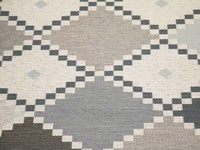 Kelim Arto 21 - Geometrisch vloerkleed in Blauw/Beige kleurstelling