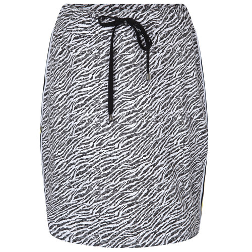 Zoso Skirt with allover print 193sosa white yellow Zoso Skirt with allover print 193sosa white yellow