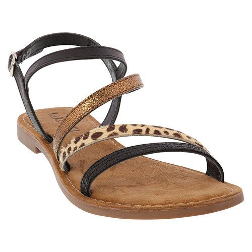Lazamani Lazamani 75.620 ladies sandals hair on Lazamani Lazamani 75.620 ladies sandals hair on