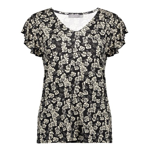 Geisha Geisha top 03454-20 black/off-white/gold Geisha Geisha top 03454-20 black/off-white/gold