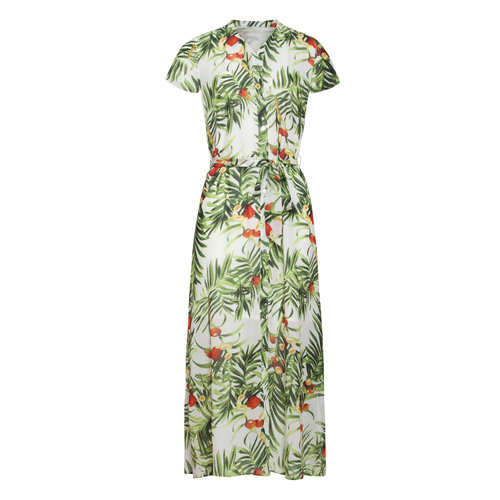 Smashed Lemon Smashed Lemon midi shirtdress 20385 green/multi Smashed Lemon Smashed Lemon midi shirtdress 20385 green/multi
