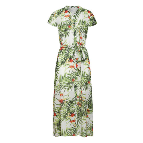 Smashed Lemon Smashed Lemon midi shirtdress 20385 green/multi Smashed Lemon Smashed Lemon midi shirtdress 20385 green/multi